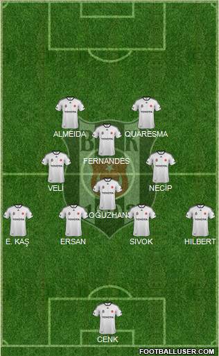 Besiktas JK Formation 2012