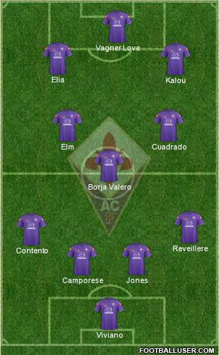Fiorentina Formation 2012