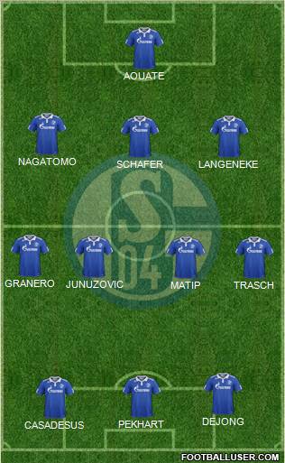 FC Schalke 04 Formation 2012