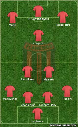 Flamengo EC de Arcoverde Formation 2012