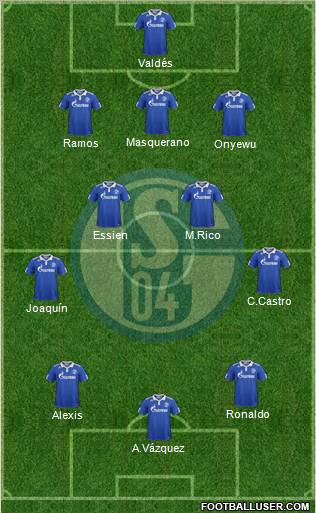 FC Schalke 04 Formation 2012