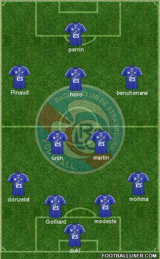 Racing Club de Strasbourg-Football Formation 2012