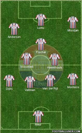 Willem II football formation