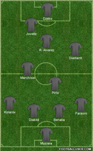 Pro Evolution Soccer Team Formation 2012