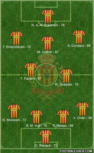 Yellow Red KV Mechelen Formation 2012