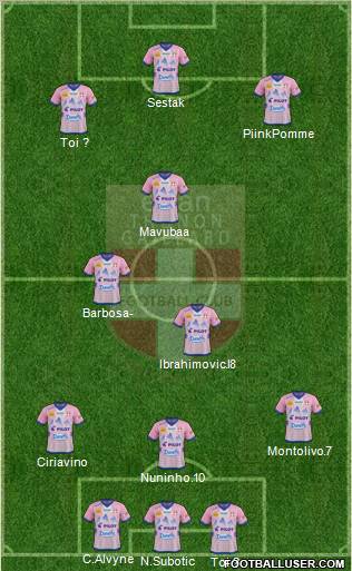 Evian Thonon Gaillard Football Club Formation 2012
