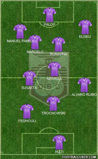 Defensor Sporting Club Formation 2012