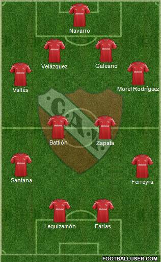 Independiente Formation 2012
