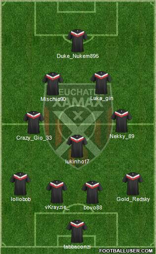 Neuchâtel Xamax FC Formation 2012