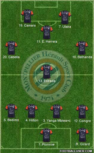 Montpellier Hérault Sport Club Formation 2012