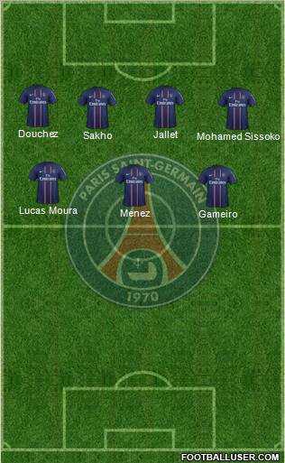 Paris Saint-Germain Formation 2012