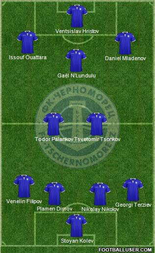 PSFC Chernomorets (Burgas) Formation 2012