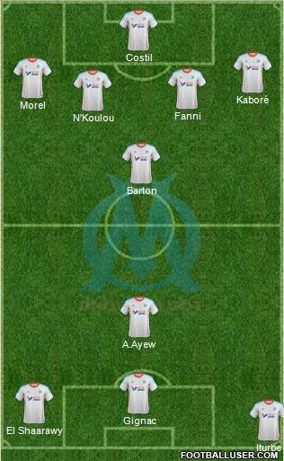 Olympique de Marseille Formation 2012