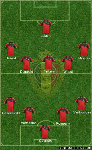 Belgium Formation 2012