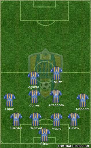 Club Real San Luis Formation 2012