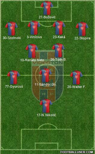 FC Fehérvár Formation 2012
