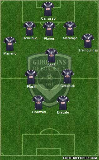 FC Girondins de Bordeaux Formation 2012