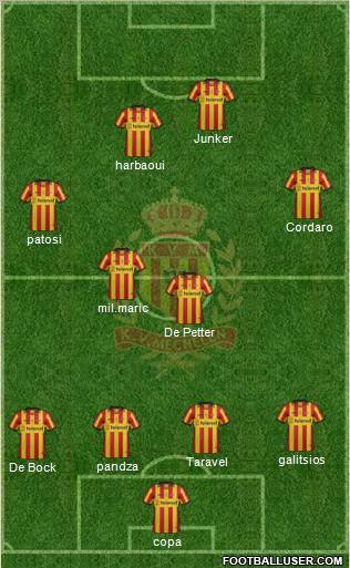Yellow Red KV Mechelen Formation 2012