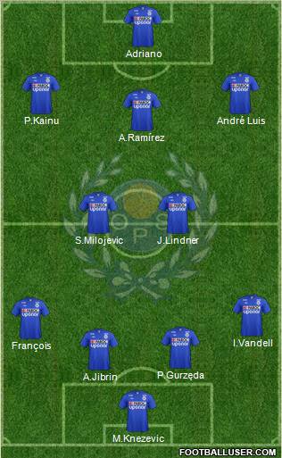 Oulun Palloseura Formation 2012