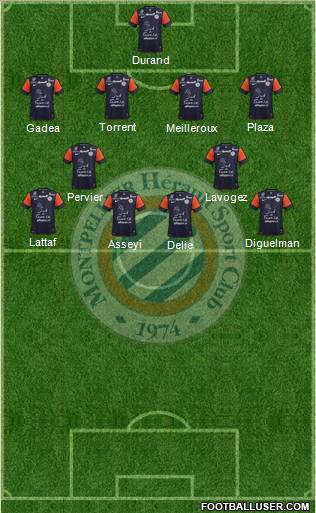 Montpellier Hérault Sport Club Formation 2012