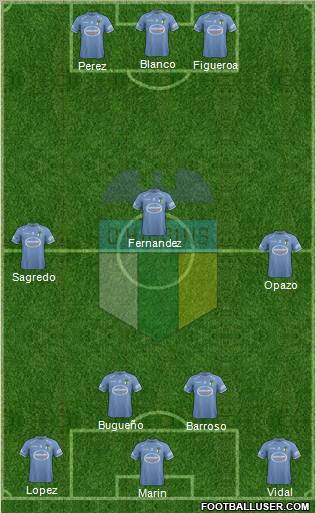 CD O'Higgins de Rancagua S.A.D.P. Formation 2012