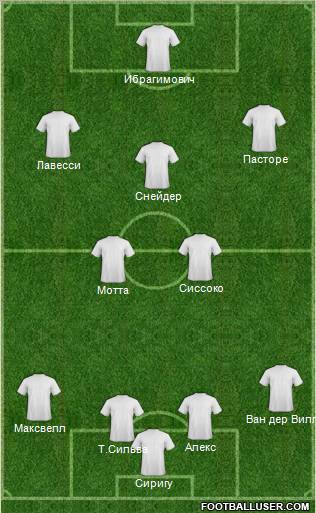 Pro Evolution Soccer Team Formation 2012