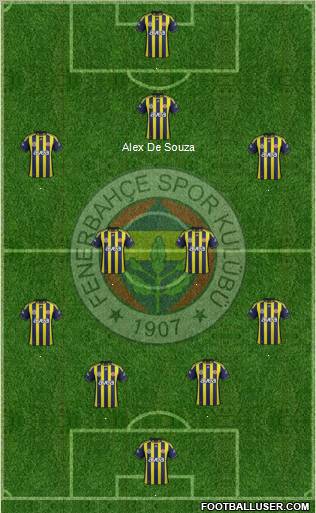Fenerbahçe SK Formation 2012