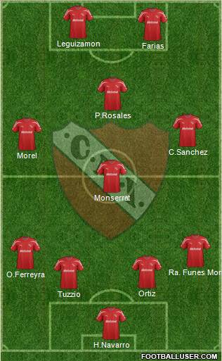 Independiente Formation 2012