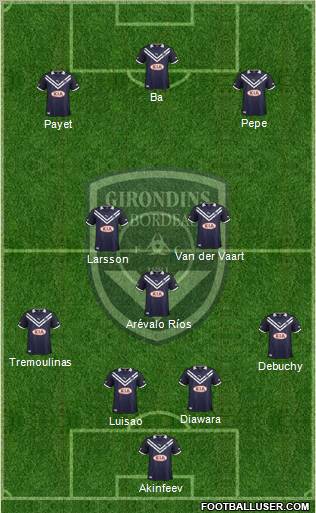 FC Girondins de Bordeaux Formation 2012