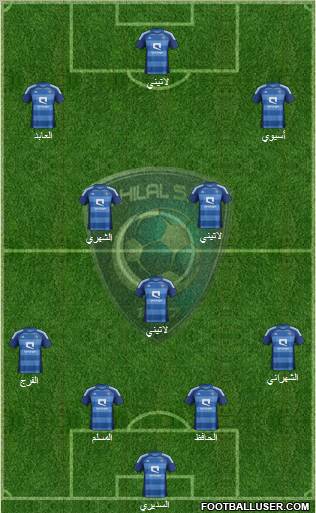 Al-Hilal (KSA) Formation 2012