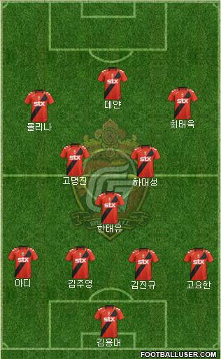 Gyeongnam FC Formation 2012