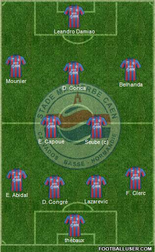 Stade Malherbe Caen Basse-Normandie Formation 2012