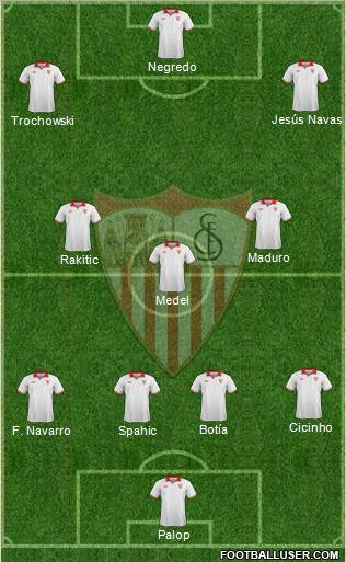 Sevilla F.C., S.A.D. Formation 2012