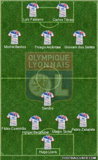 Olympique Lyonnais Formation 2012