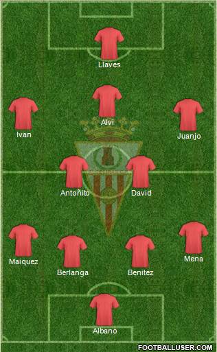 Algeciras C.F. football formation