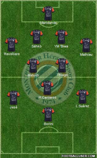 Montpellier Hérault Sport Club Formation 2012