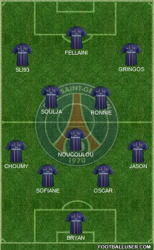 Paris Saint-Germain Formation 2012