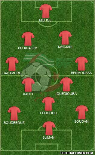 Algeria Formation 2012