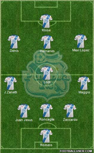 Club Puebla de la Franja Formation 2012