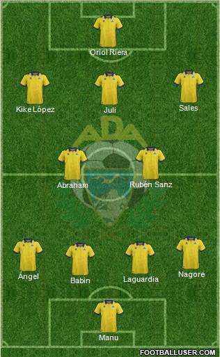 A.D. Alcorcón Formation 2012