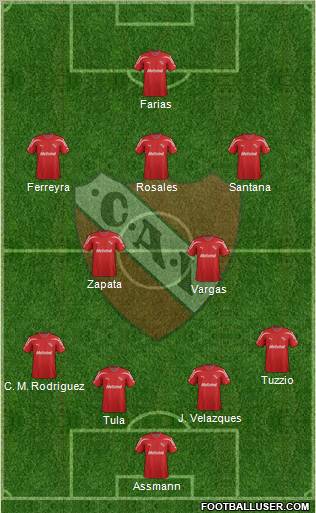 Independiente Formation 2012