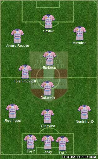 Evian Thonon Gaillard Football Club Formation 2012
