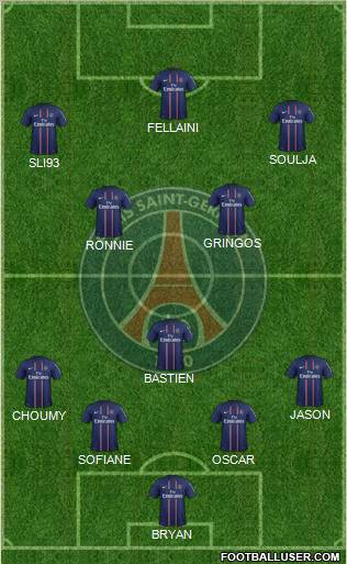 Paris Saint-Germain Formation 2012