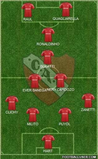 Independiente Formation 2012
