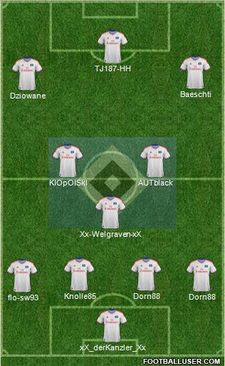 Hamburger SV Formation 2012