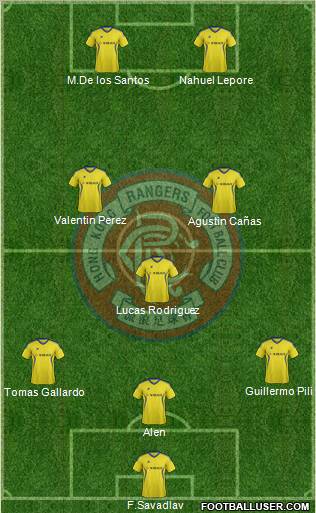 Hong Kong Rangers Football Club Formation 2012