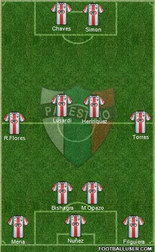 CD Palestino S.A.D.P. Formation 2012