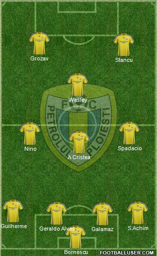 SC FC Petrolul Ploiesti Formation 2012