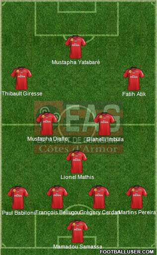 En Avant de Guingamp football formation