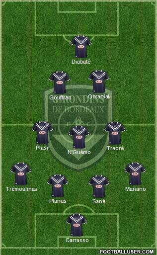 FC Girondins de Bordeaux Formation 2012
